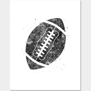 American Football black and white Posters and Art